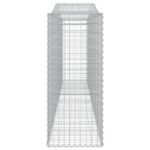 vidaXL Oblúkové gabionové koše 4 ks 400x50x120/140 cm pozink. železo – Obrázok 5