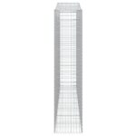 vidaXL Oblúkový gabionový kôš 3 ks 400x50x220/240cm pozinkované železo – Obrázok 5