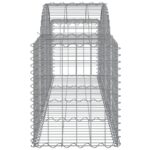 vidaXL Oblúkový gabionový kôš 7 ks 200x50x60/80 cm pozinkované železo – Obrázok 5