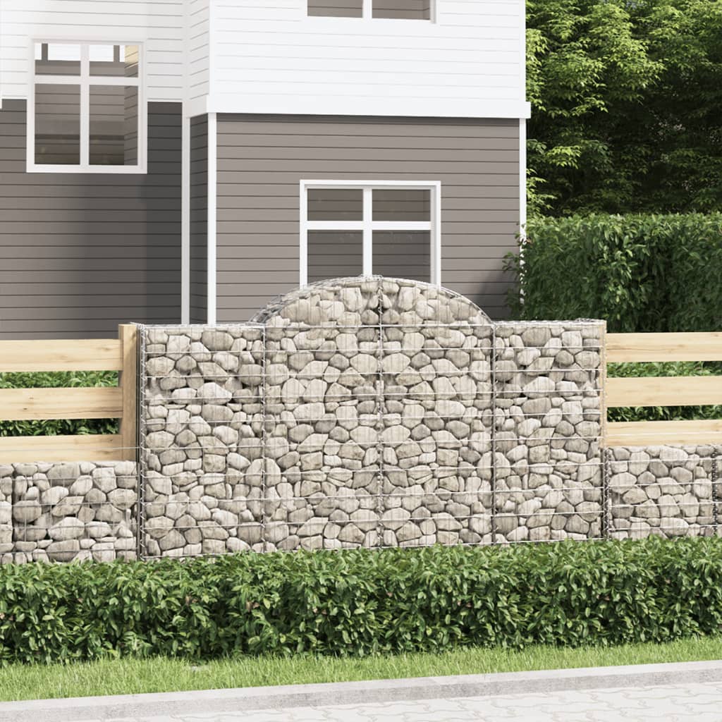 VXL8720845569273_m_en_hd_1.jpg vidaXL Oblúkové gabionové koše 5 ks 200x50x120/140 cm pozink. železo – Obrázok 1