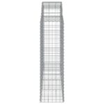 vidaXL Oblúkové gabionové koše 11 ks 200x50x140/160 cm pozink. železo – Obrázok 5
