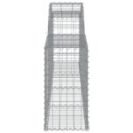 vidaXL Oblúkový gabionový kôš 11 ks 300x30x60/80 cm pozinkované železo – Obrázok 5