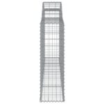 vidaXL Oblúkové gabiónové koše 11 ks 300x30x100/120cm pozinkov. železo – Obrázok 5
