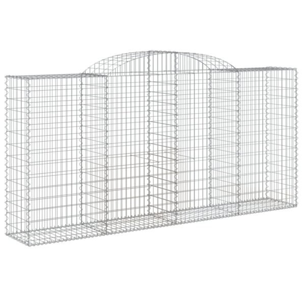 VXL8720845573218_g_en_hd_1.jpg vidaXL Oblúkové gabionové koše 3 ks 300x50x140/160 cm pozink. železo – Obrázok 3