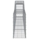 vidaXL Oblúkový gabionový kôš 2 ks 400x30x60/80 cm pozinkované železo – Obrázok 5