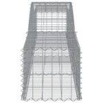 vidaXL Oblúkový gabionový kôš 3 ks 400x50x40/60 cm pozinkované železo – Obrázok 5