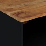 vidaXL Konferenčný stolík 80x50x40cm masívna akácia a spracované drevo – Obrázok 8