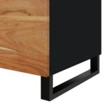 vidaXL Konferenčný stolík 80x50x40cm masívna akácia a spracované drevo – Obrázok 9