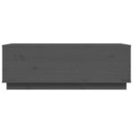 vidaXL Konferenčný stolík sivý 100x50x35 cm borovicový masív – Obrázok 6