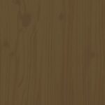 vidaXL Skrinka na topánky medovo-hnedá 110x34x52 cm masívna borovica – Obrázok 8