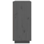 vidaXL Komoda sivá 60x35x80 cm borovicový masív – Obrázok 7