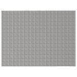 vidaXL Záťažová prikrývka šedá 150x200 cm 7 kg látka – Obrázok 2