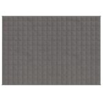 vidaXL Záťažová prikrývka šedá 150x200 cm 7 kg látka – Obrázok 2