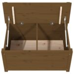 vidaXL Lavička medovohnedá 80x41x77 cm masívna borovica – Obrázok 9