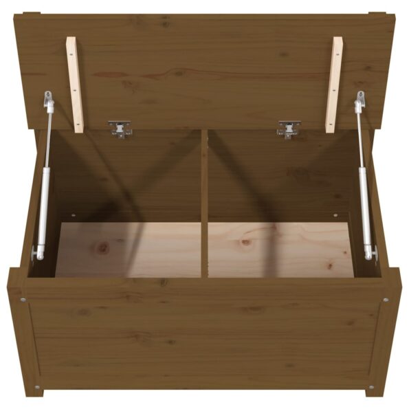 vidaXL Lavička medovohnedá 80x41x77 cm masívna borovica – Obrázok 9