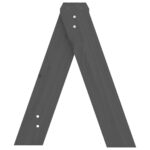 VidaXL Sedadlá 2 ks sivé 40x40x45 cm borovicový masív – Obrázok 7