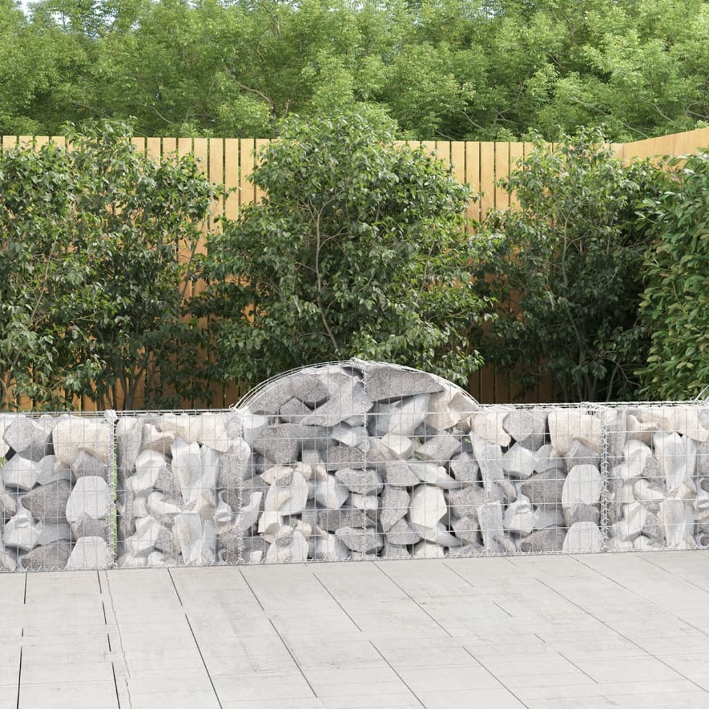 VXL8720845651466_m_en_hd_1.jpg vidaXL Oblúkový gabionový kôš 200x30x60/80 cm pozinkované železo – Obrázok 1