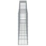 vidaXL Oblúkový gabionový kôš 400x30x100/120 cm pozinkované železo – Obrázok 4