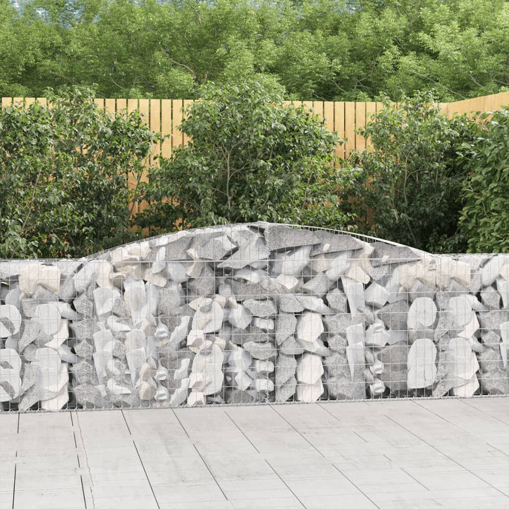 VXL8720845651886_m_en_hd_1.jpg vidaXL Oblúkový gabionový kôš 400x30x100/120 cm pozinkované železo – Obrázok 1