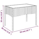 vidaXL 4-dielna záhradná sedacia súprava s vankúšmi hnedá polyratanová – Obrázok 11