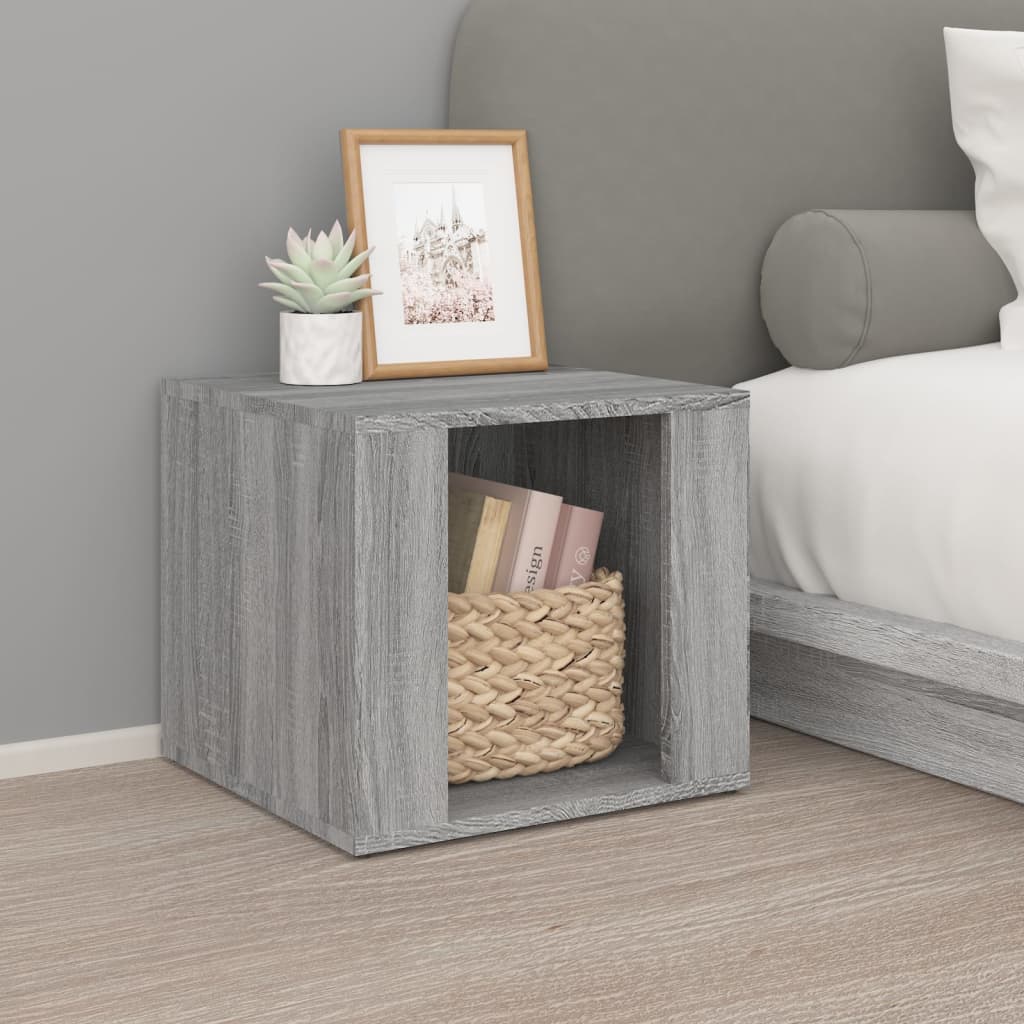 VXL8720845667153_m_en_hd_1.jpg vidaXL Nočný stolík sivý sonoma 41x40x36 cm spracované drevo – Obrázok 1