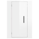 vidaXL Nástenné TV skrinky 2 ks lesklé biele 40x34,5x60 cm – Obrázok 6