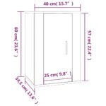 vidaXL Nástenné TV skrinky 2 ks dub sonoma 40x34,5x60 cm – Obrázok 12