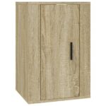 vidaXL Nástenné TV skrinky 2 ks dub sonoma 40x34,5x60 cm – Obrázok 5