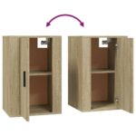 vidaXL Nástenné TV skrinky 2 ks dub sonoma 40x34,5x60 cm – Obrázok 9