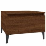 vidaXL Bočné stolíky 2 ks hnedý dub 50x46x35 spracované drevo – Obrázok 6