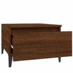 vidaXL Bočné stolíky 2 ks hnedý dub 50x46x35 spracované drevo – Obrázok 8