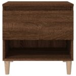 vidaXL Nočné stolíky 2 ks hnedý dub 50x46x50 spracované drevo – Obrázok 5