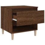 vidaXL Nočné stolíky 2 ks hnedý dub 50x46x50 spracované drevo – Obrázok 7