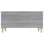 vidaXL Konferenčný stolík sivý sonoma 90x44,5x45 spracované drevo – Obrázok 7