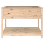 vidaXL Kvetináč s policou 111,5x111,5x81 cm masívna borovica – Obrázok 6