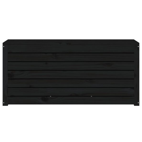 vidaXL Záhradný box čierny 101x50,5x46,5 cm masívna borovica – Obrázok 5