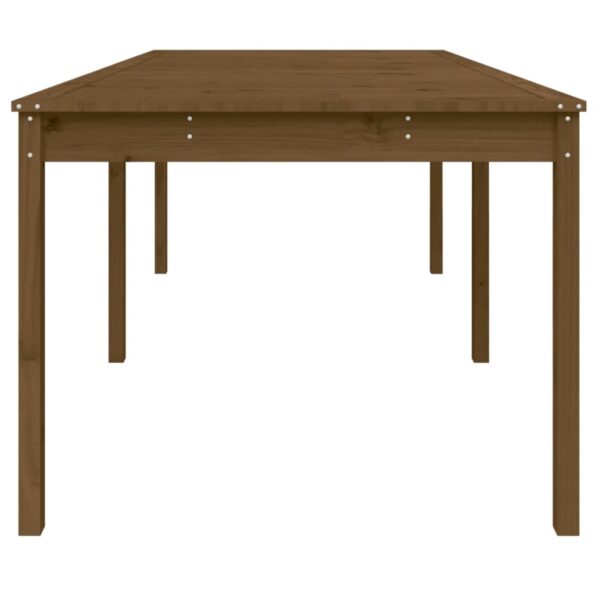 vidaXL Záhradný stolík medovohnedý 203,5x100x76 cm borovicový masív – Obrázok 6