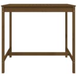 vidaXL Záhradný stolík medovohnedý 121x82,5x110 cm borovicový masív – Obrázok 4