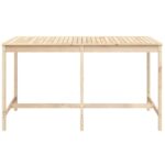 vidaXL Záhradný stolík 203,5x90x110 cm borovicový masív – Obrázok 4