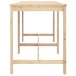 vidaXL Záhradný stolík 203,5x90x110 cm borovicový masív – Obrázok 5