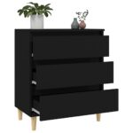 vidaXL Komoda čierna 60x35x70 cm spracované drevo – Obrázok 5