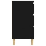 vidaXL Komoda čierna 60x35x70 cm spracované drevo – Obrázok 8