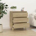 vidaXL Komoda dub sonoma 60x35x70 cm spracované drevo – Obrázok 3