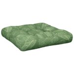 vidaXL Poduška na paletovú pohovku vzor listov 60x60x12 cm látka – Obrázok 4