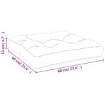 vidaXL Poduška na paletovú pohovku vzor listov 60x60x12 cm látka – Obrázok 10