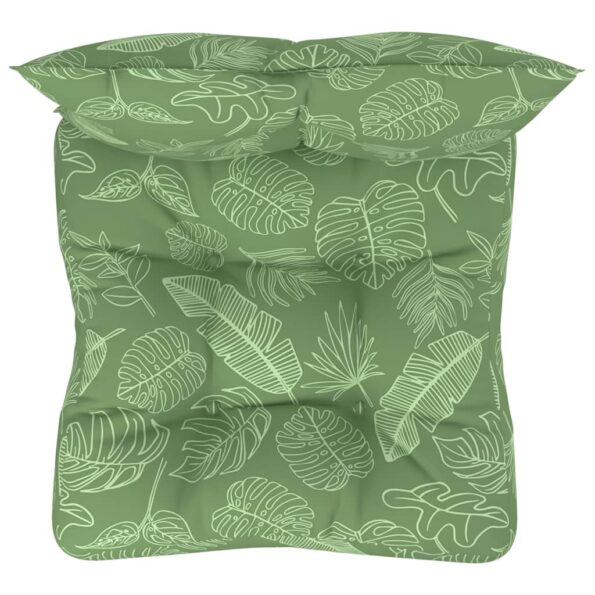 vidaXL Podušky na paletovú pohovku 2ks listový vzor oxfordská látka – Obrázok 4