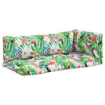 vidaXL Podušky na paletovú pohovku 3 ks viacfarebné oxfordská látka – Obrázok 2