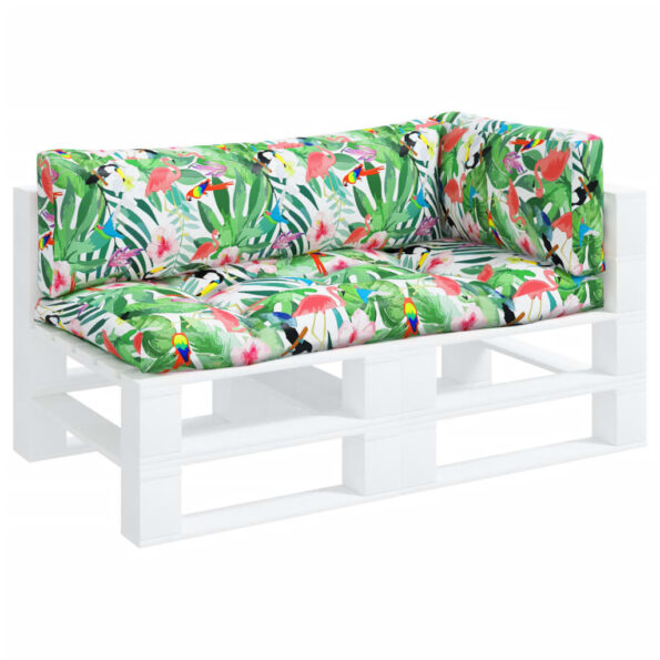 vidaXL Podušky na paletovú pohovku 3 ks viacfarebné oxfordská látka – Obrázok 3