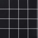 vidaXL Podložka na záhradnú lavičku čierne kocky 200x50x3 cm látka – Obrázok 6