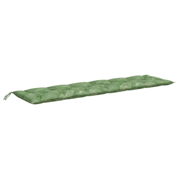 VXL8720845710729_g_en_hd_2.jpg vidaXL Podložka na záhradnú lavičku vzor listov 200x50x7 cm látka – Obrázok 4